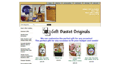 Desktop Screenshot of giftbasketoriginals.com